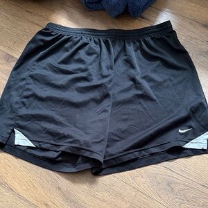 Nike Black and White Sports Shorts